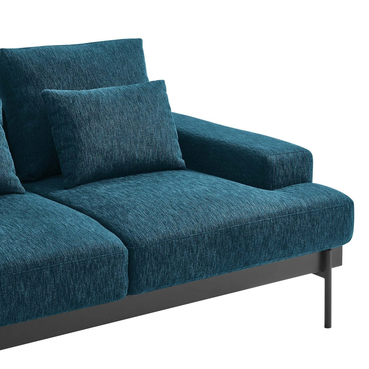 68 Inch Modern Upholstered Fabric Loveseat - Loveseats available at Alpine Outlets in Denver