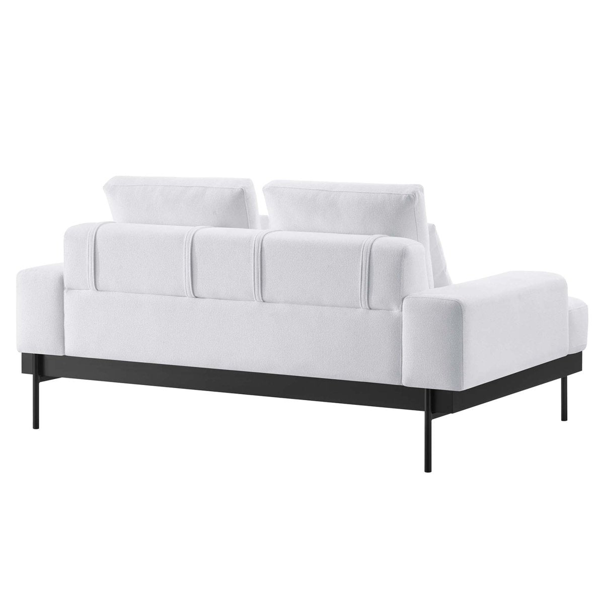 68 Inch Modern Upholstered Fabric Loveseat - Loveseats available at Alpine Outlets in Denver