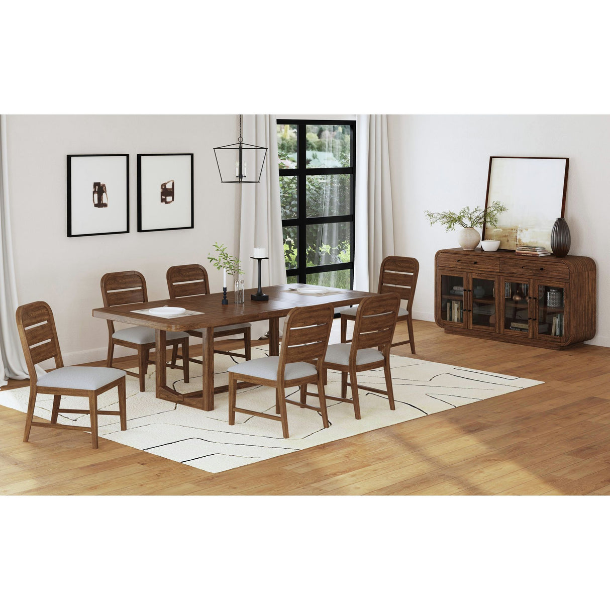 Glinda - Dining Table With 18" Leaf - Brown