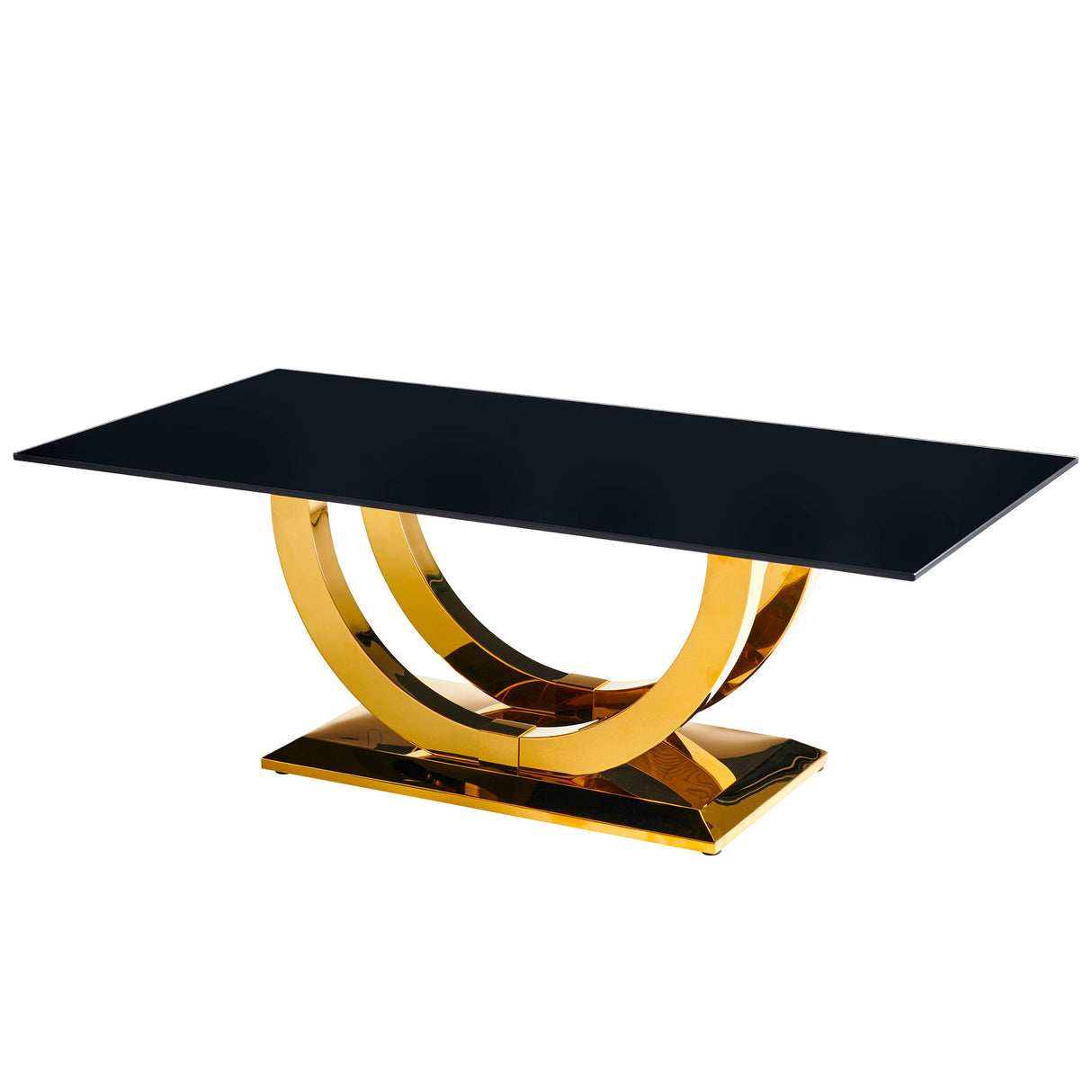 Rectangular Coffee Table With Base