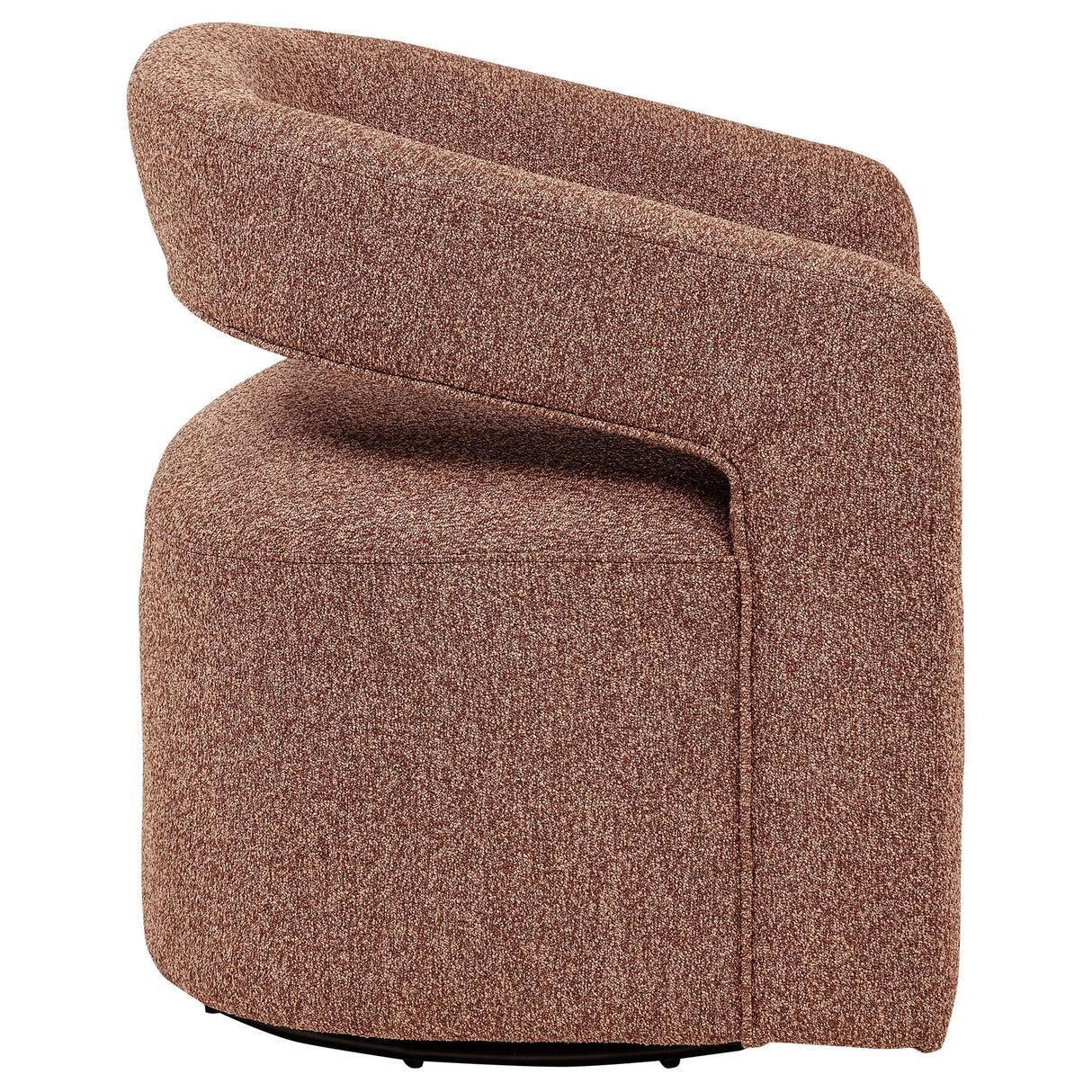 Brillia - Swivel Accent Chair - Burgundy