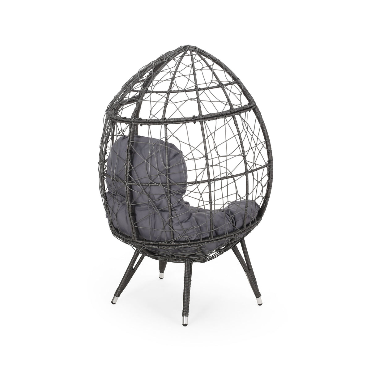 Cosmos - Round Hammered Iron Teardrop Chair