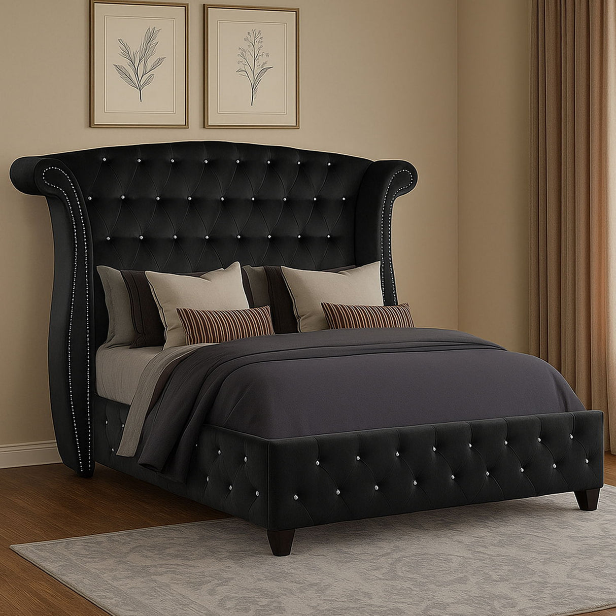 Sophia - Upholstered Bedroom Set