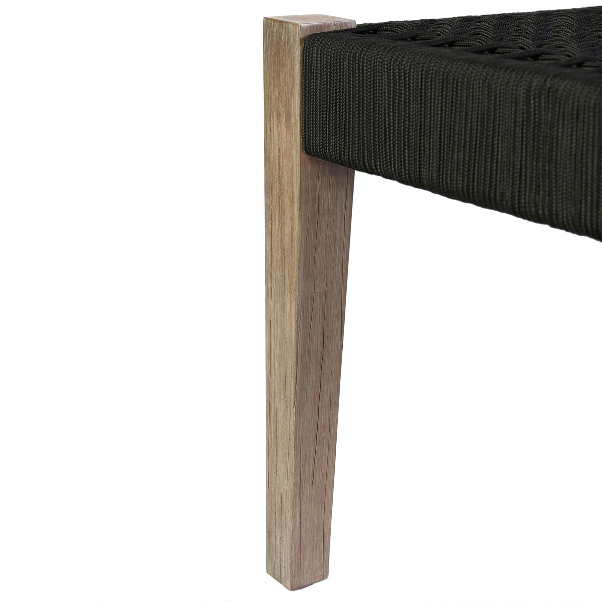 Rhett - Indoor Outdoor Dining Bench - Eucalyptus / Charcoal
