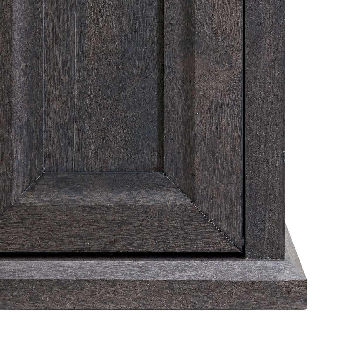 Macau Console with 23-Inch Fireplace Insert in Grey