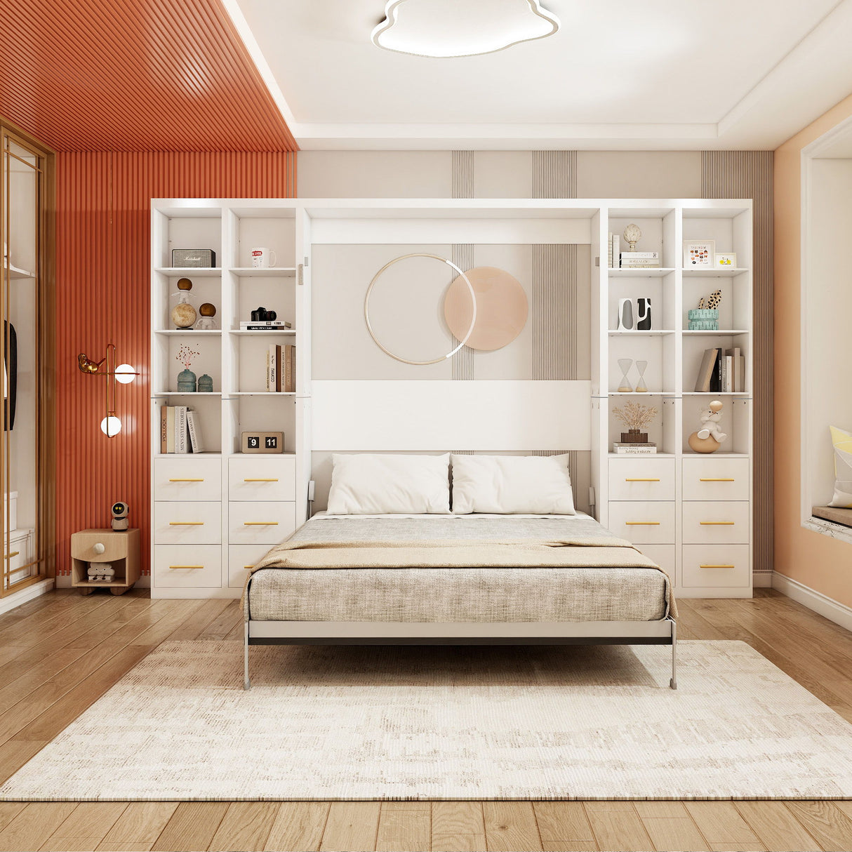 Multifunctional Vertical Murphy Wall Bed