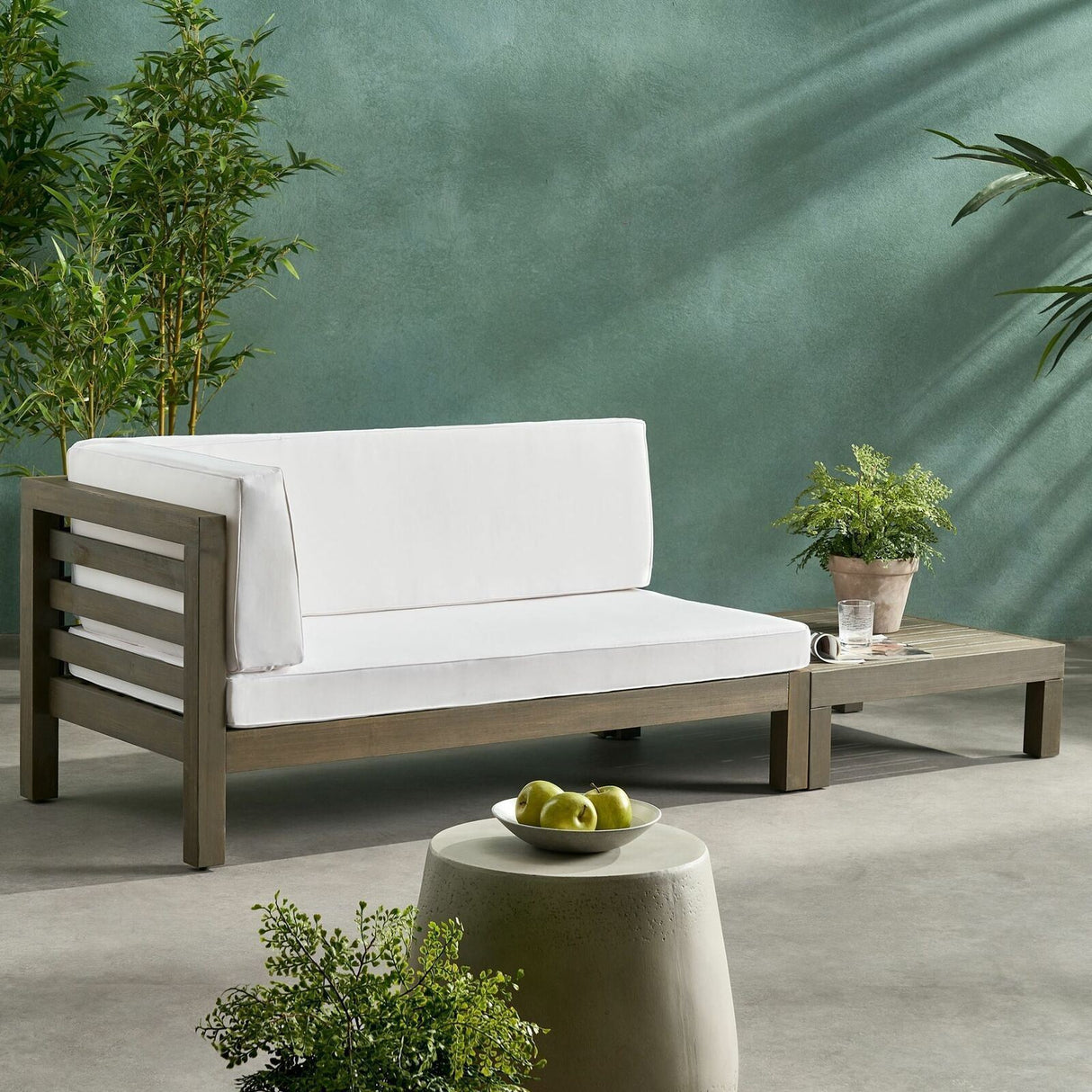 Oana - Corner Bench And Coffee Table