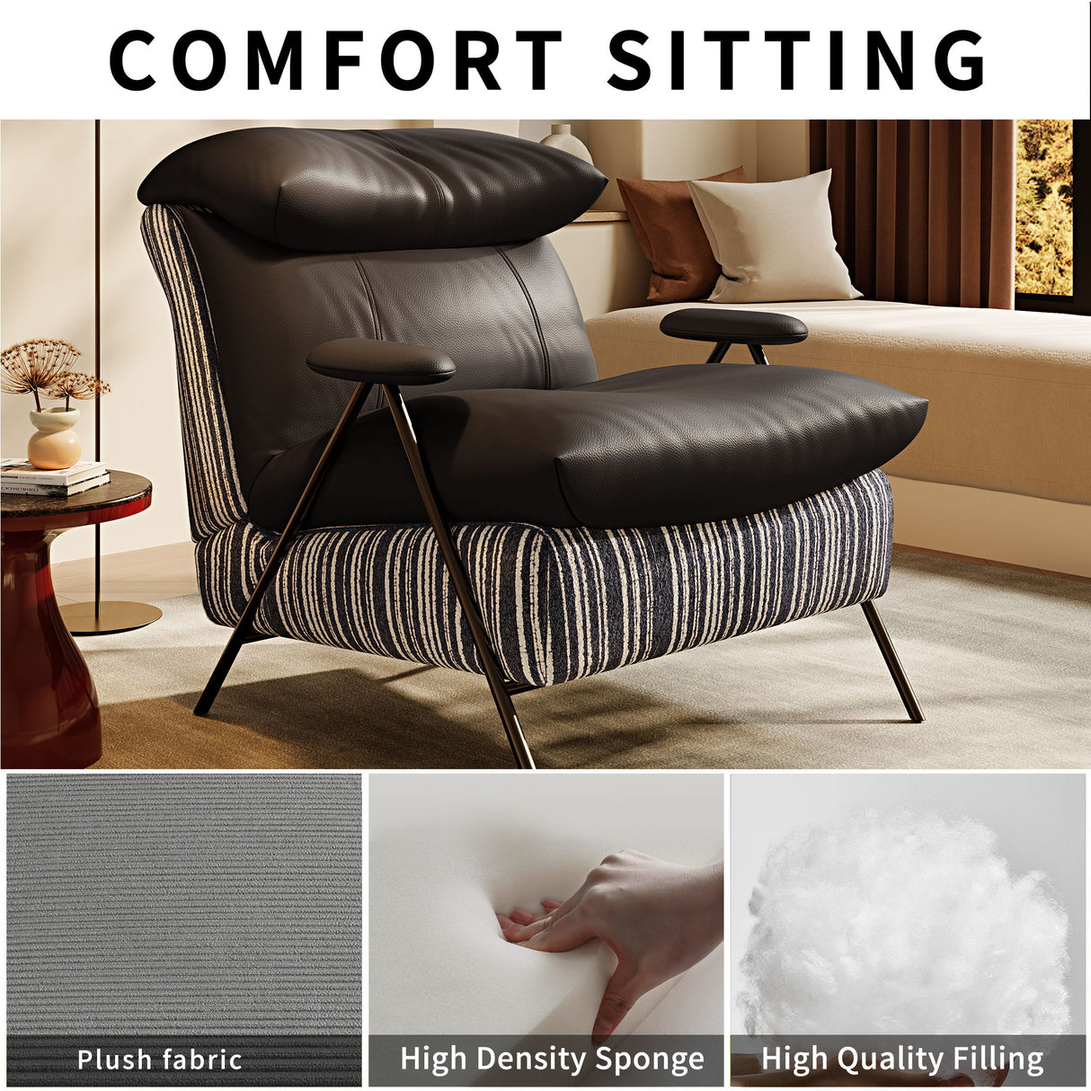 Ergonomic Single Chair
