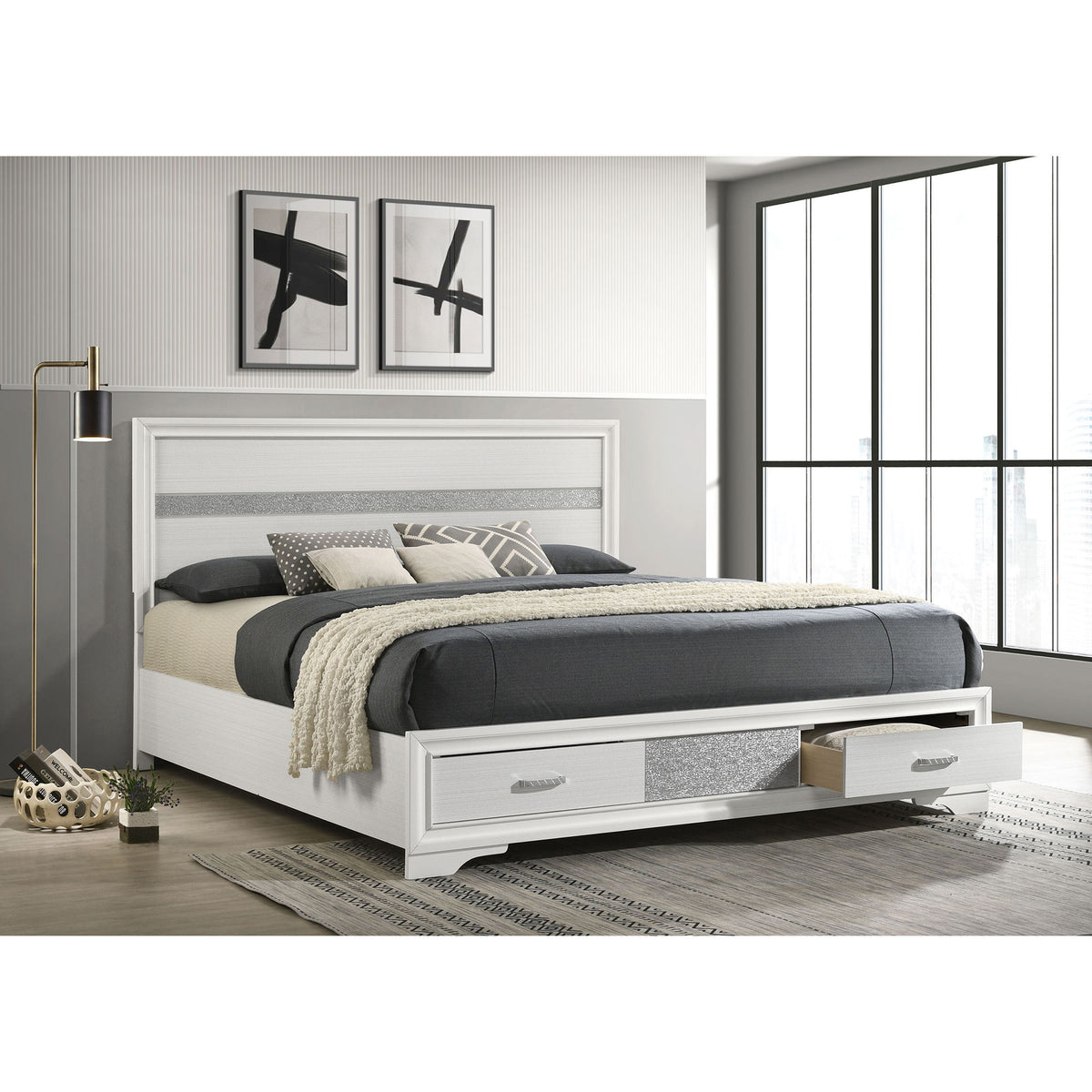Storage Platform Bed 2 Drawer