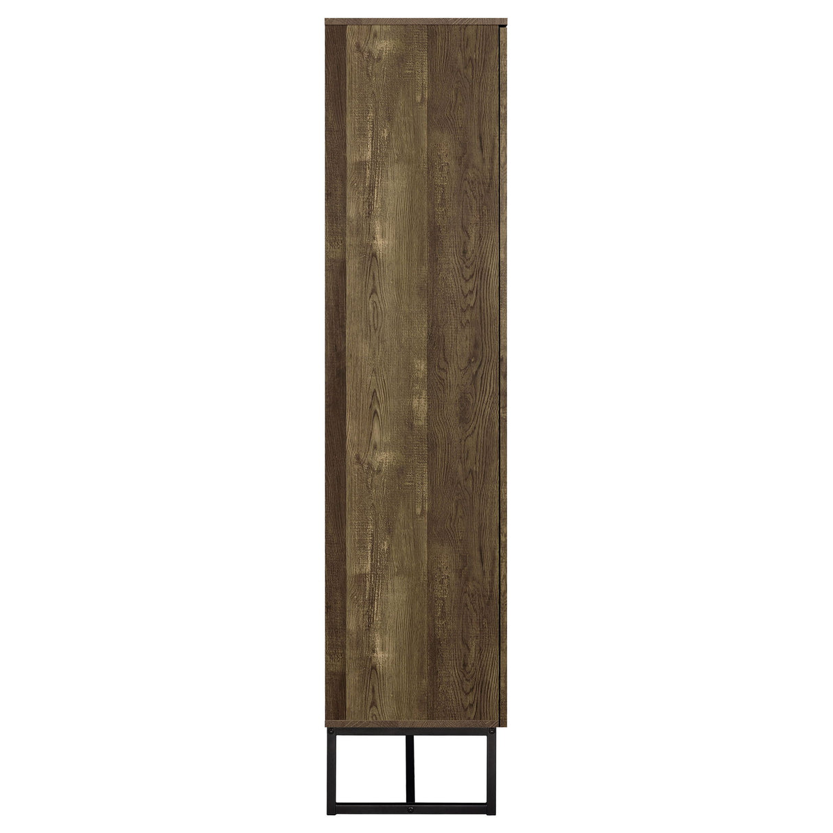 Gunderson - 8 Shelf Accent Cabinet - Oak