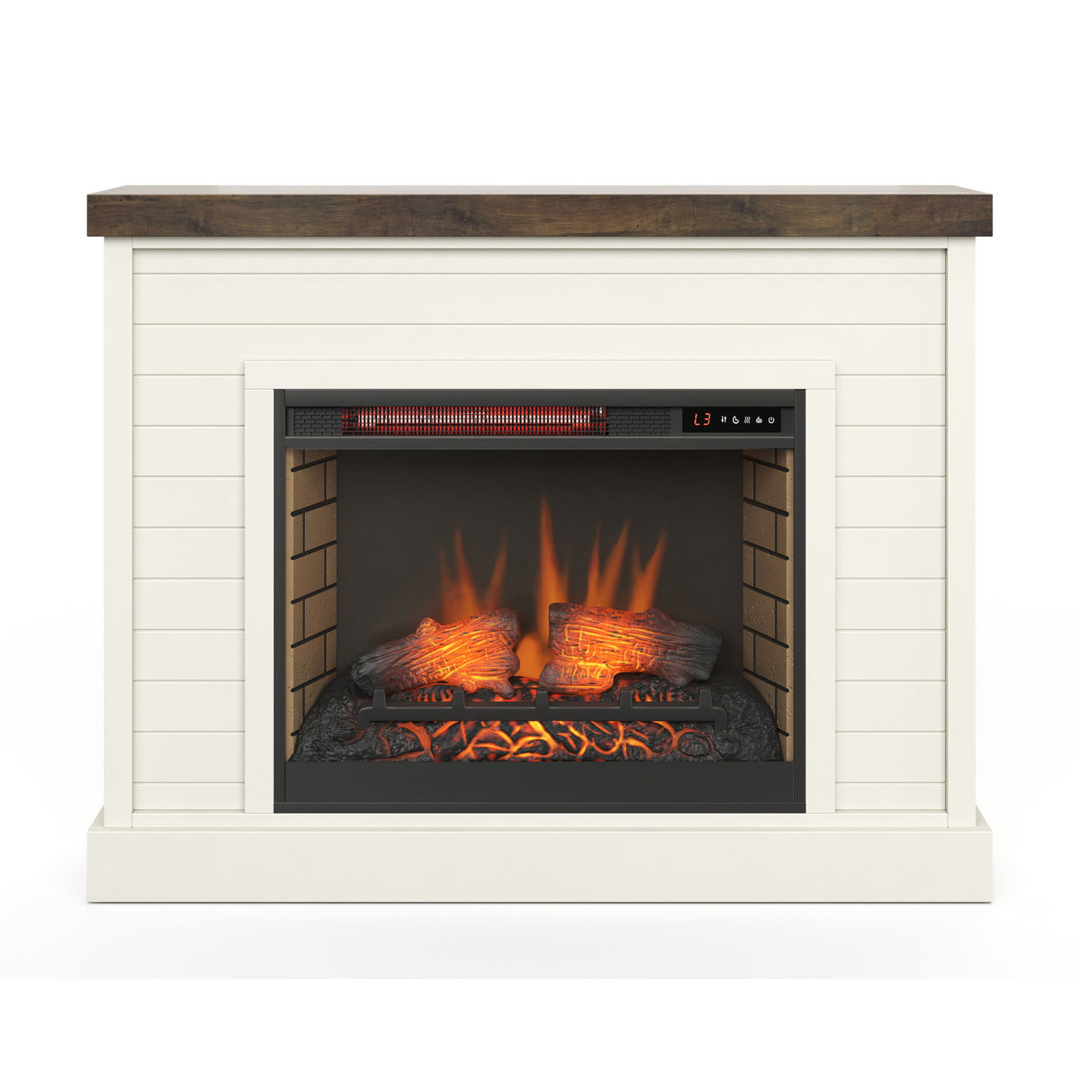 48" Fireplace With Mantel
