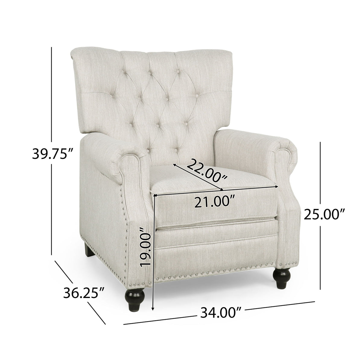 Welch - Contemporary Tufted Pushback Recliner