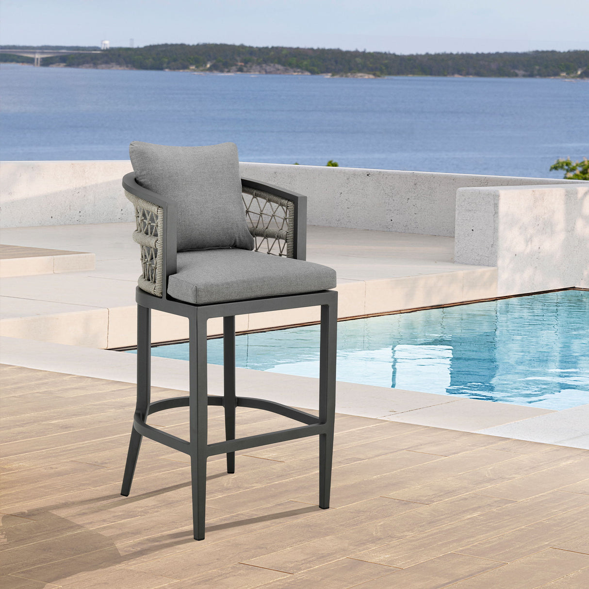 Zella - Outdoor Patio Bar Stool