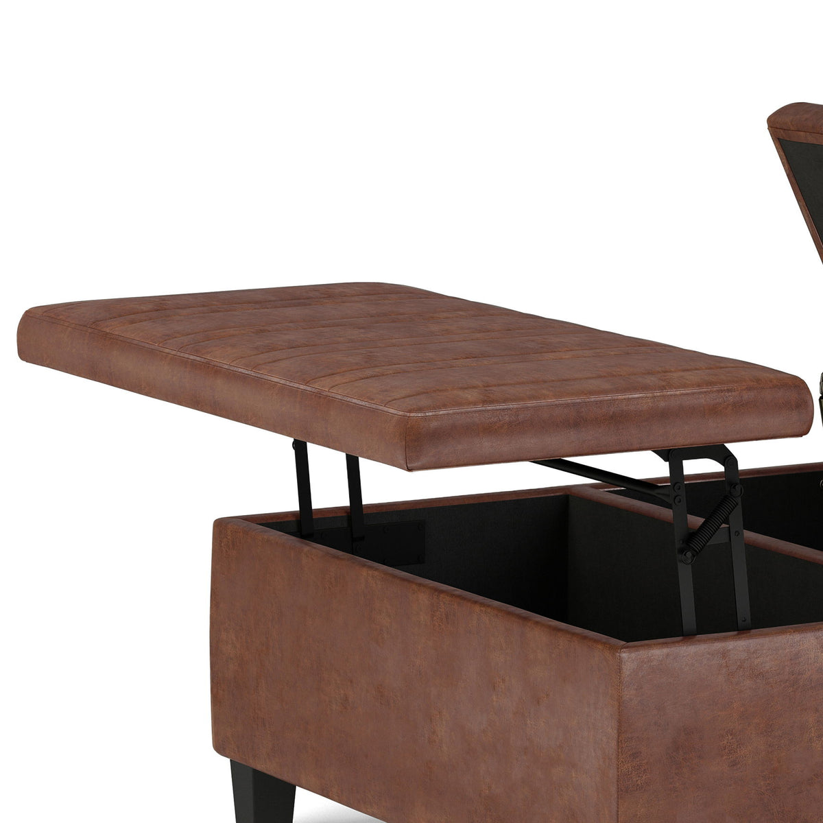 Ellis - Coffee Table Storage Ottoman Contemporary Design
