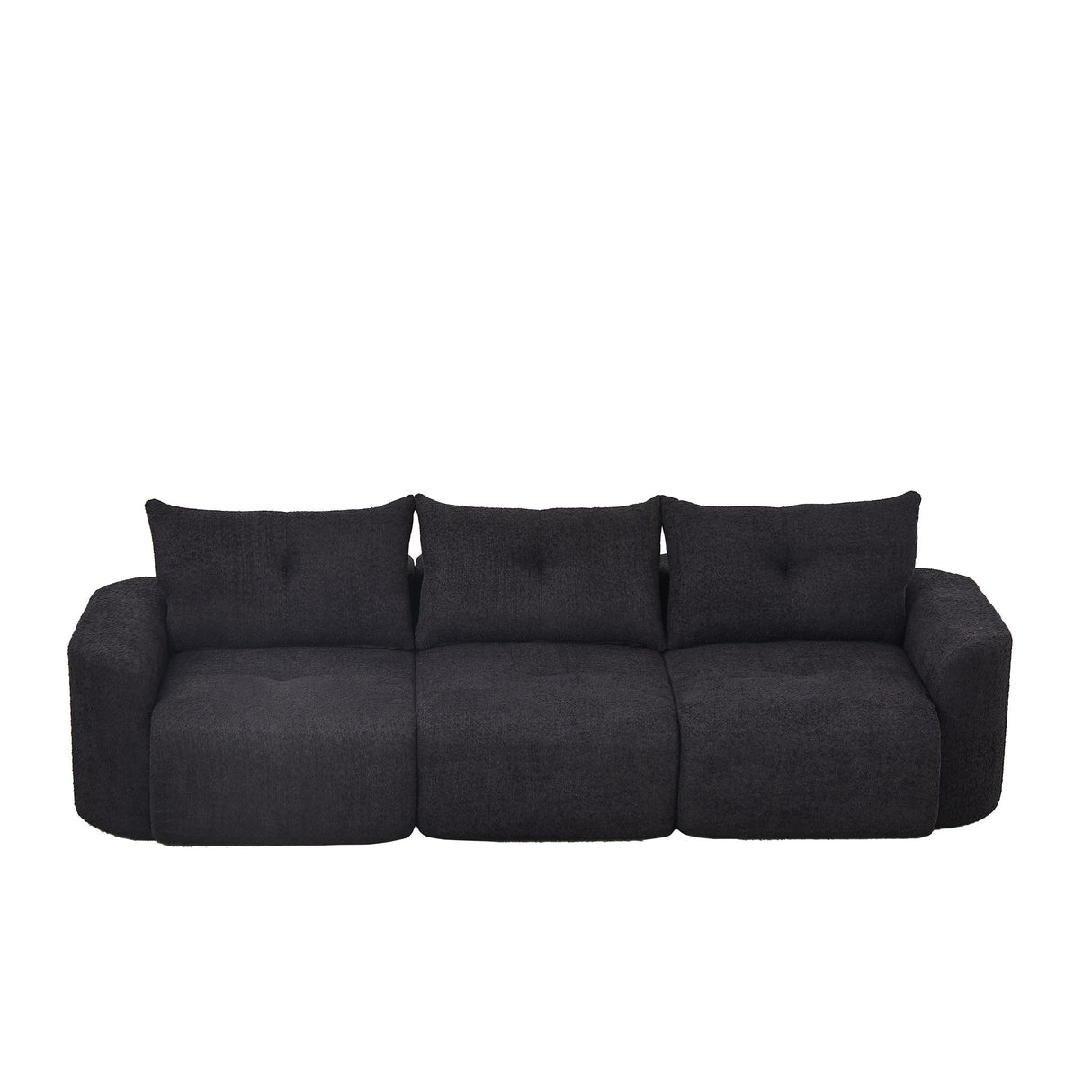 3 Seater With Thickened Armrests Sofa For Living Room