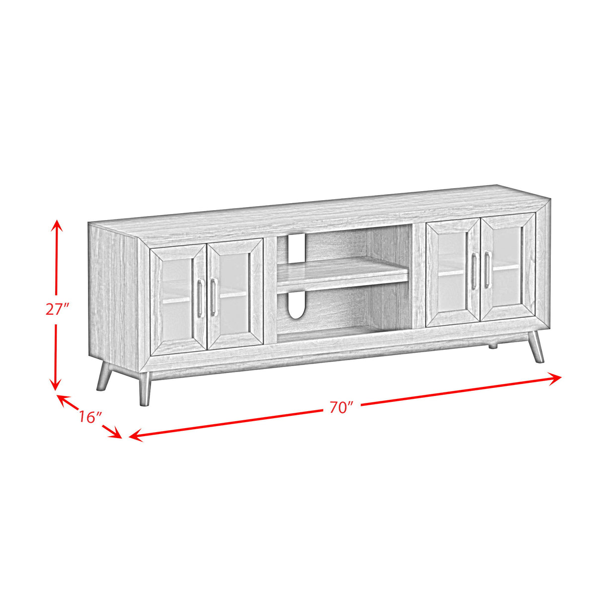 Santa Barbara - TV Console