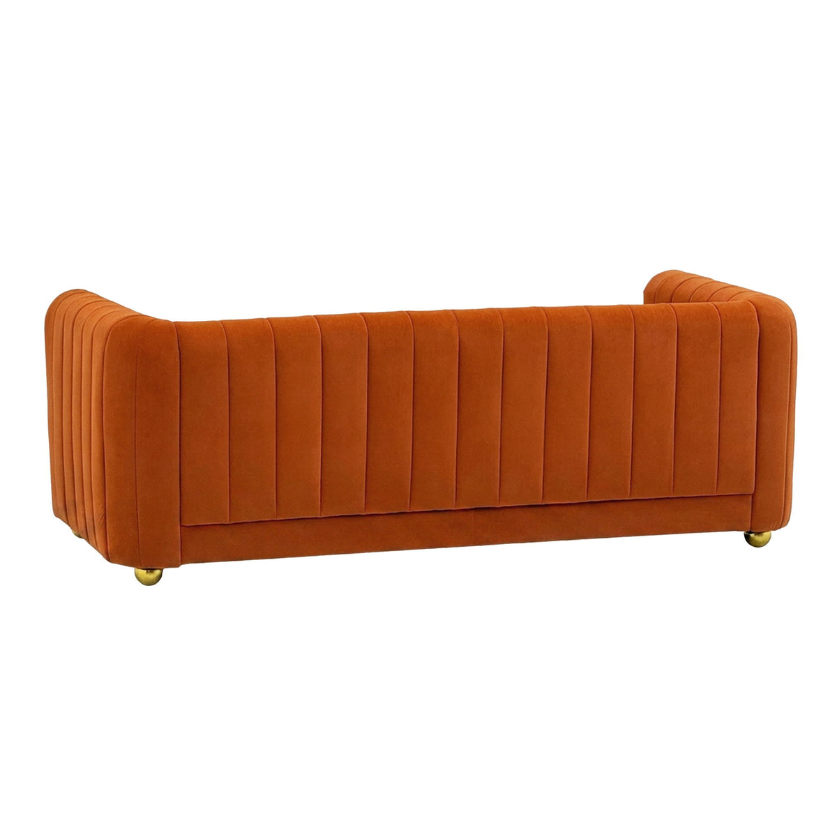 Sofa With Vertical Stripes & Accents