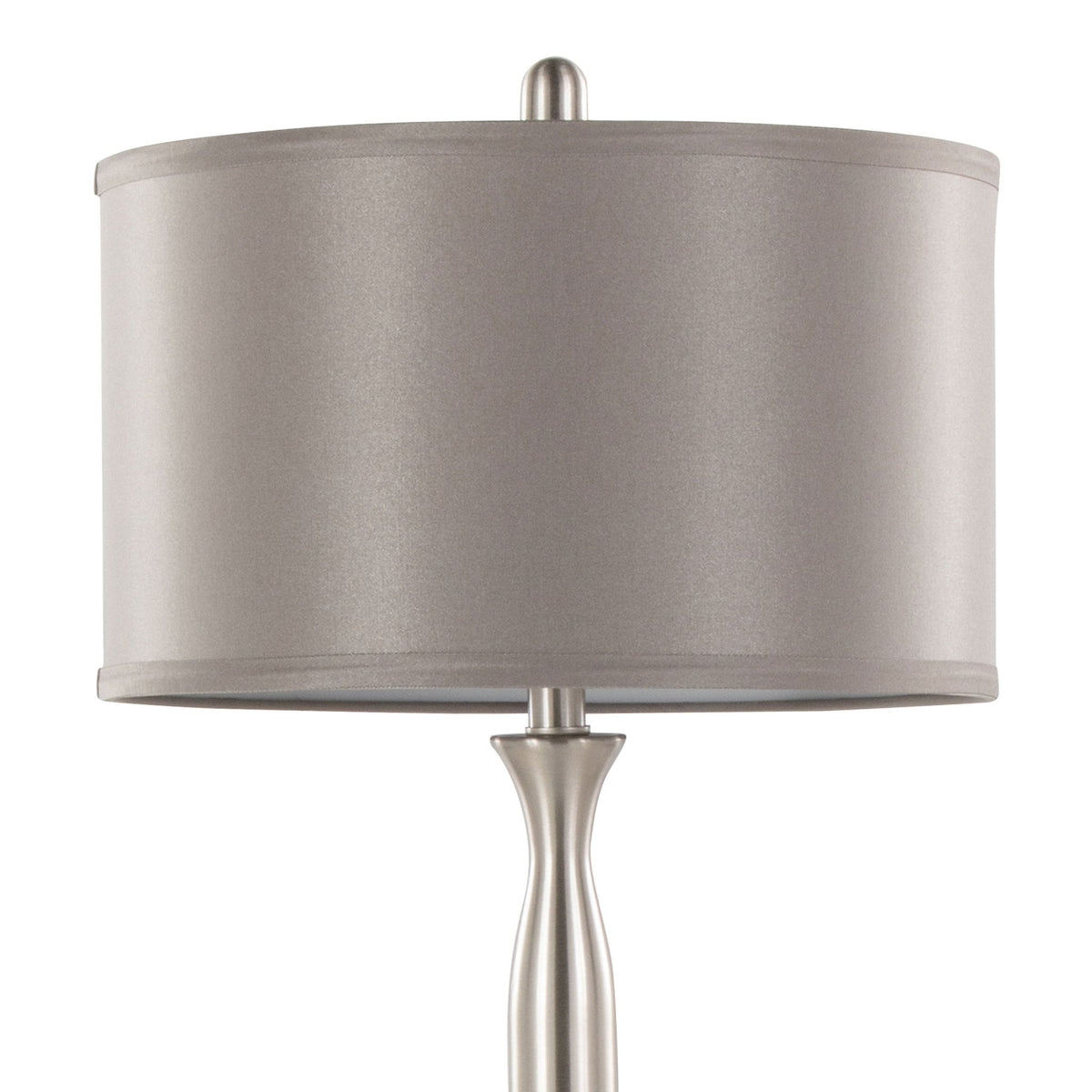 Joan - Contemporary Table Lamp (Set of 2) - Brushed Nickel
