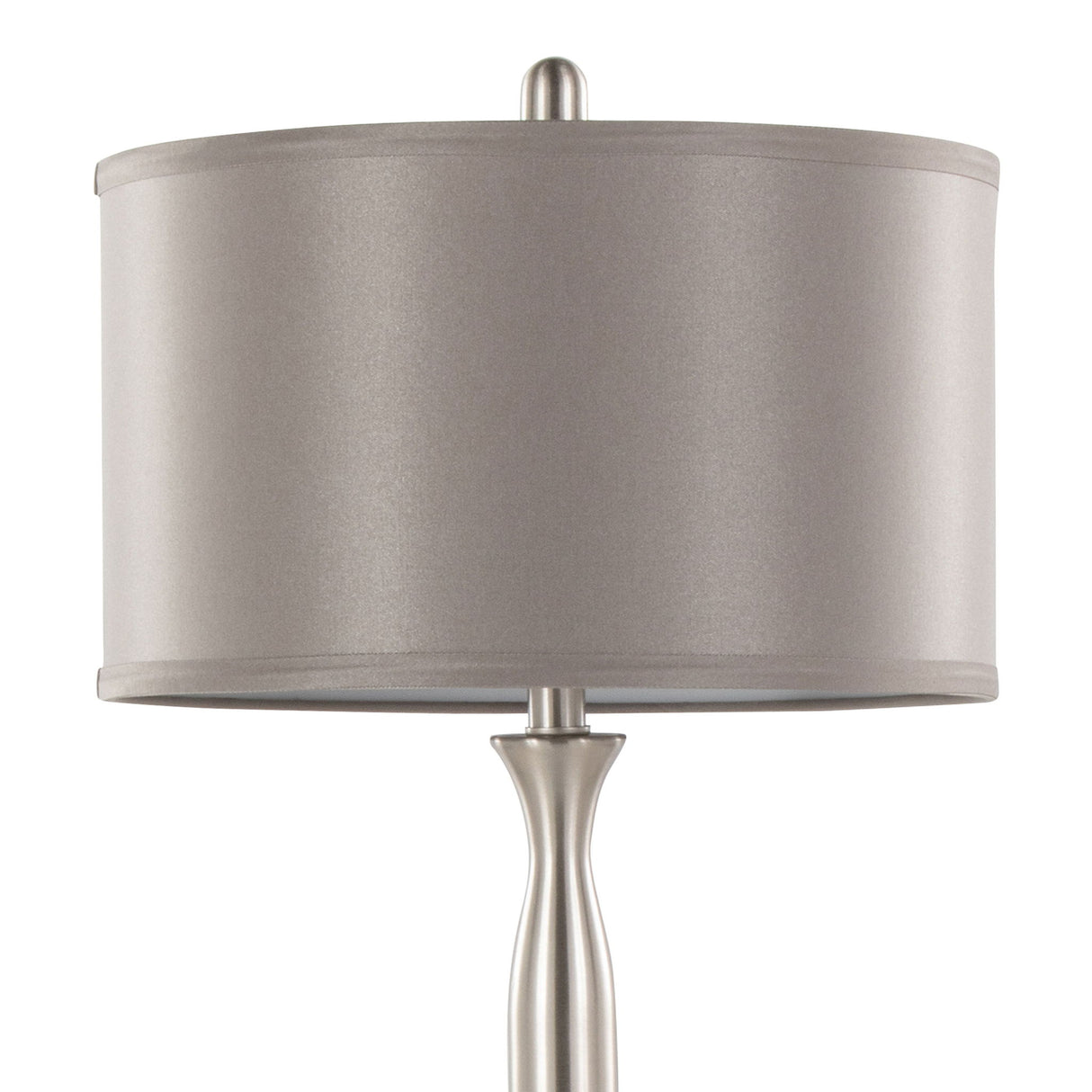 Joan - Contemporary Table Lamp (Set of 2) - Brushed Nickel
