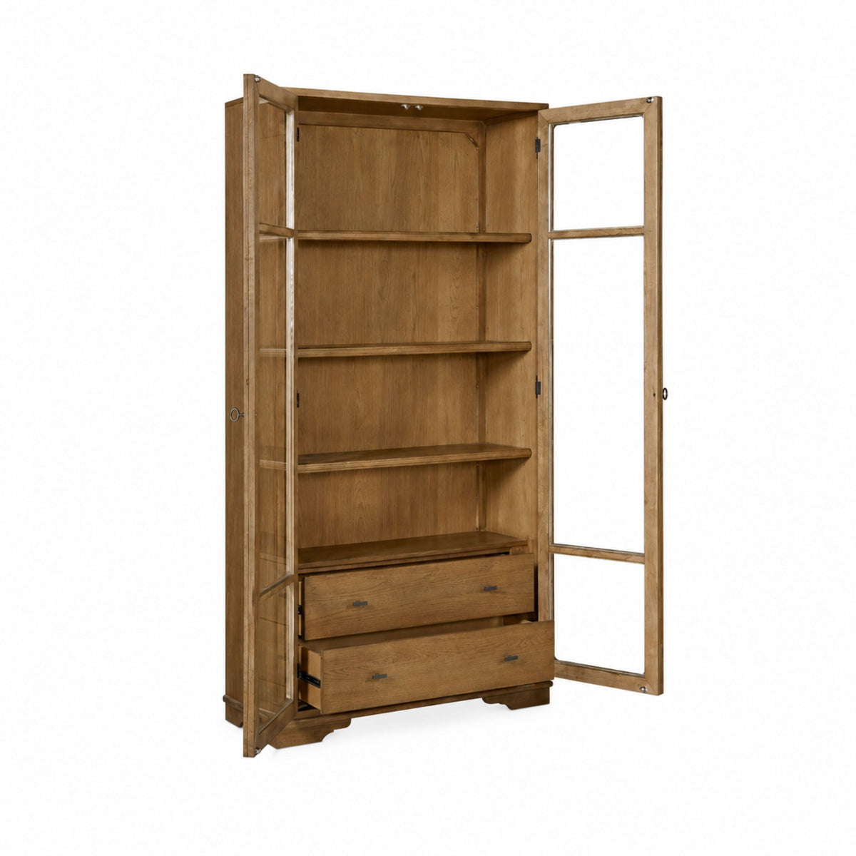 Tall Display Cabinet With Glass Doors