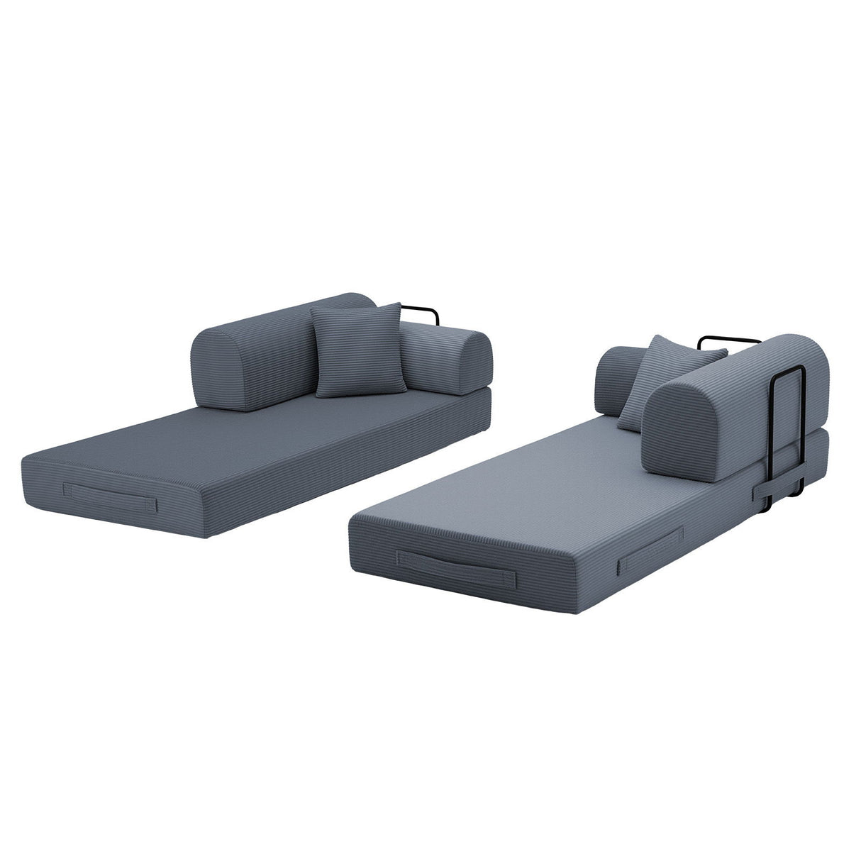 Convertible Sleeper Sofa Bed, Floor Lounge Couch For Living Room