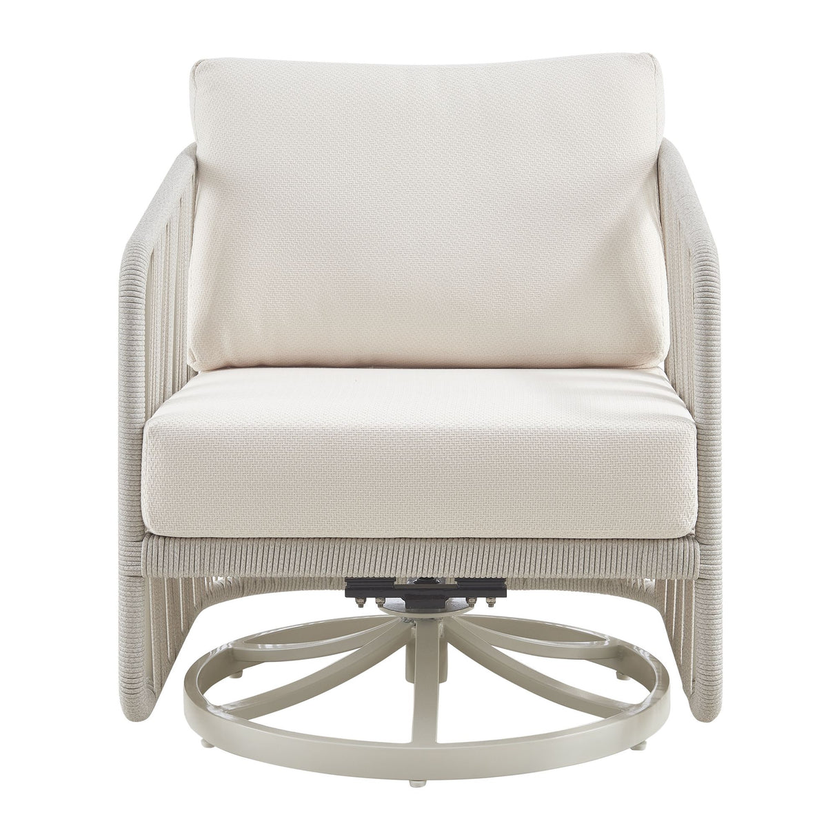 Breeze - Powder Coated Metal Outdoor Conversation Set With Cushions