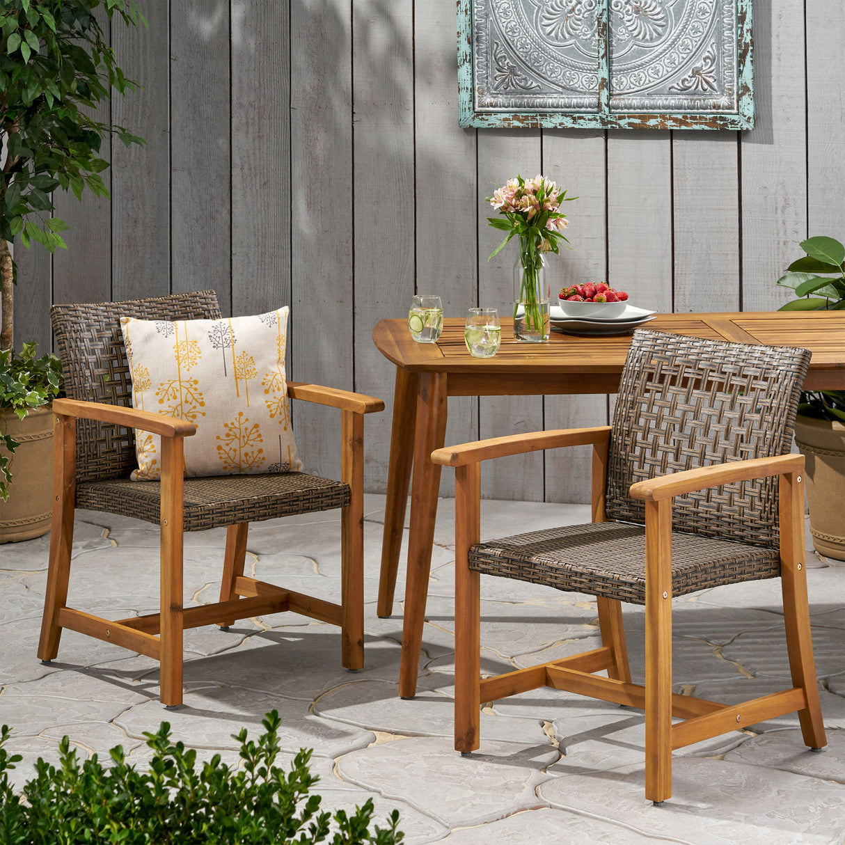 Hampton - Dining Chair (Set of 2) - Brown