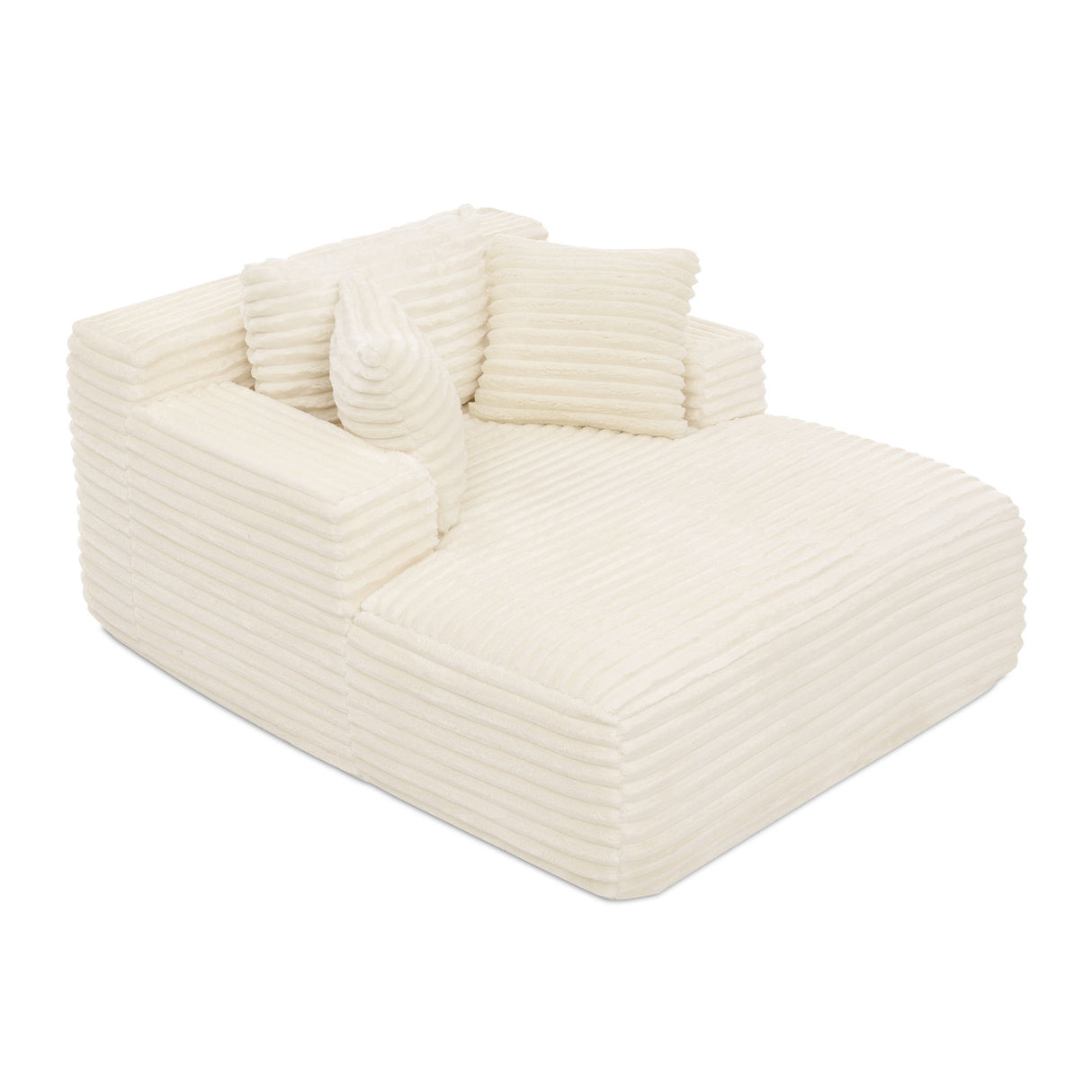 Chaise Lounge Sofa Bed With Deep Seat For Living Room