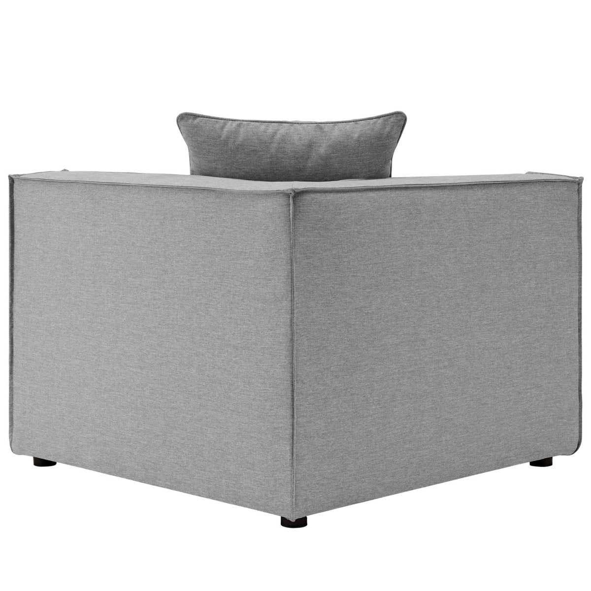 35" 7-Piece Modern Upholstered Outdoor Sectional Sofa – Gray - Outdoor - Alpine Outlets