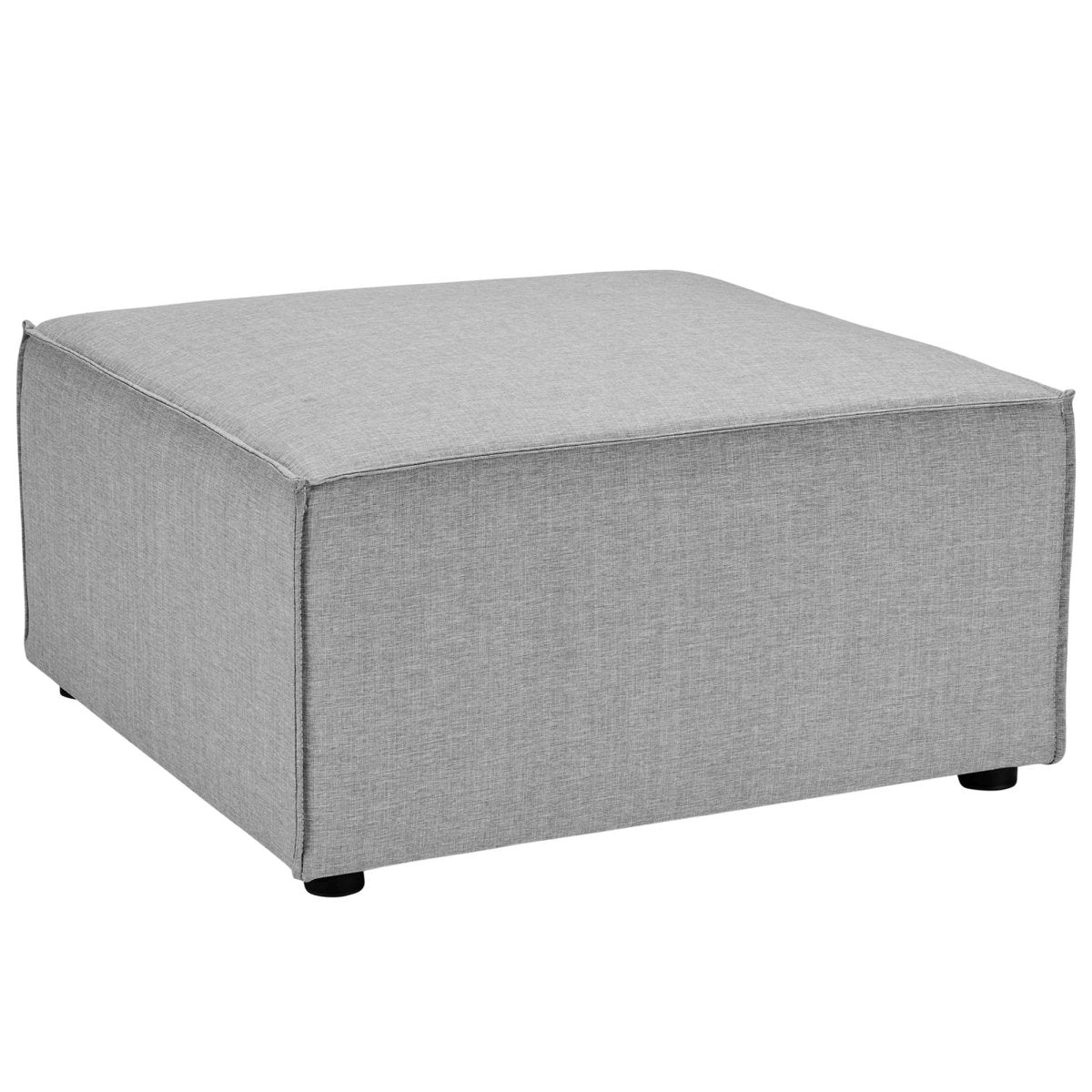 35" 7-Piece Modern Upholstered Outdoor Sectional Sofa – Gray - Outdoor - Alpine Outlets