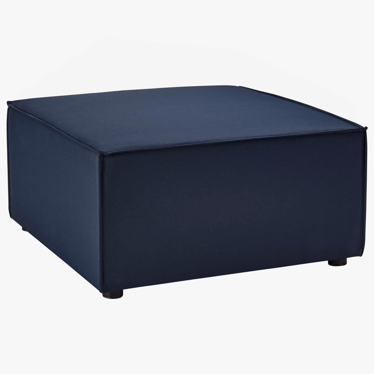 35" 7-Piece Modern Upholstered Outdoor Sectional Sofa – Navy - Outdoor - Alpine Outlets