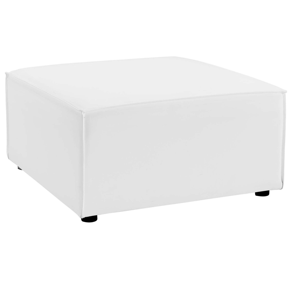 35" 7-Piece Modern Upholstered Outdoor Sectional Sofa – White - Outdoor - Alpine Outlets