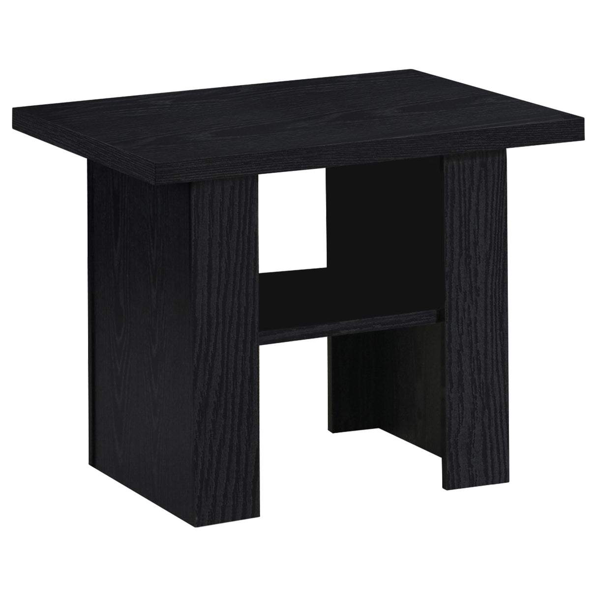 Rodez 3-Piece Black Coffee Table Set with Storage