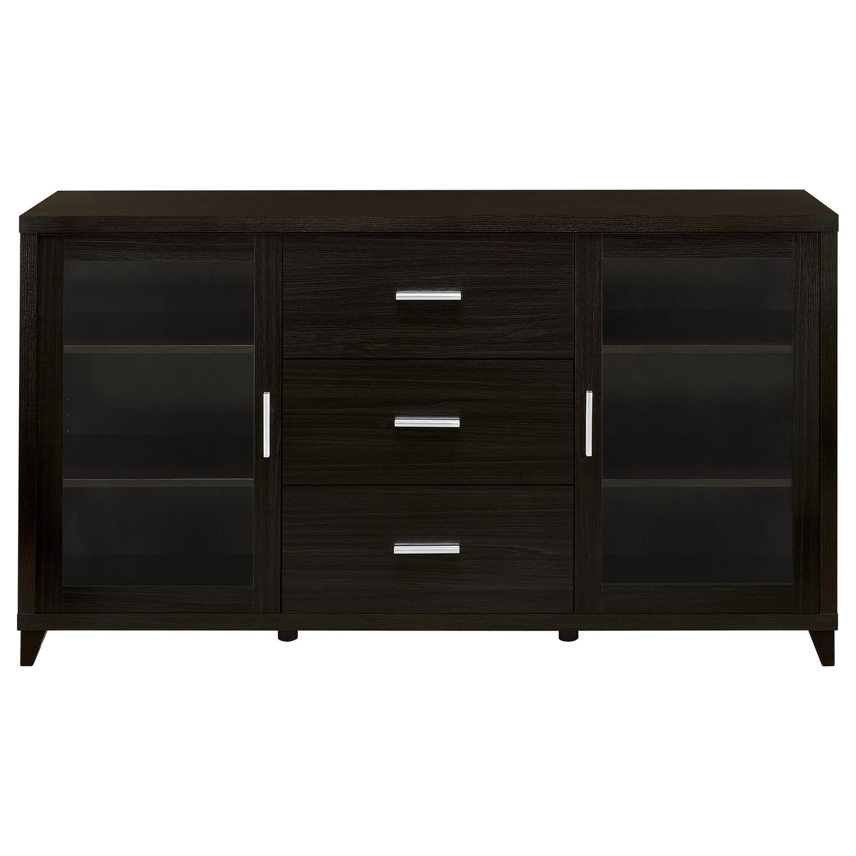 Lewes 60-inch TV Stand, Cappuccino Engineered Wood