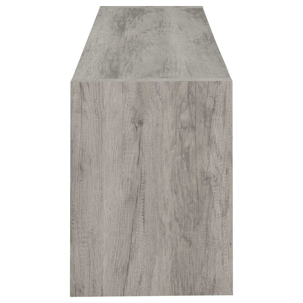 Burke 71-Inch TV Stand, Grey Driftwood Engineered Wood