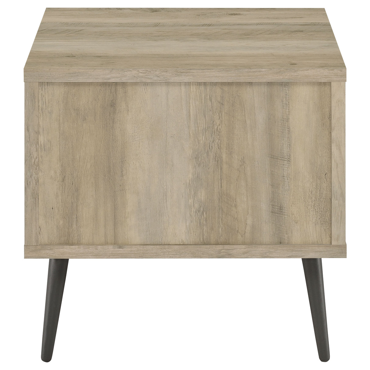 Welsh Square Engineered Wood Side End Table, Distressed Pine