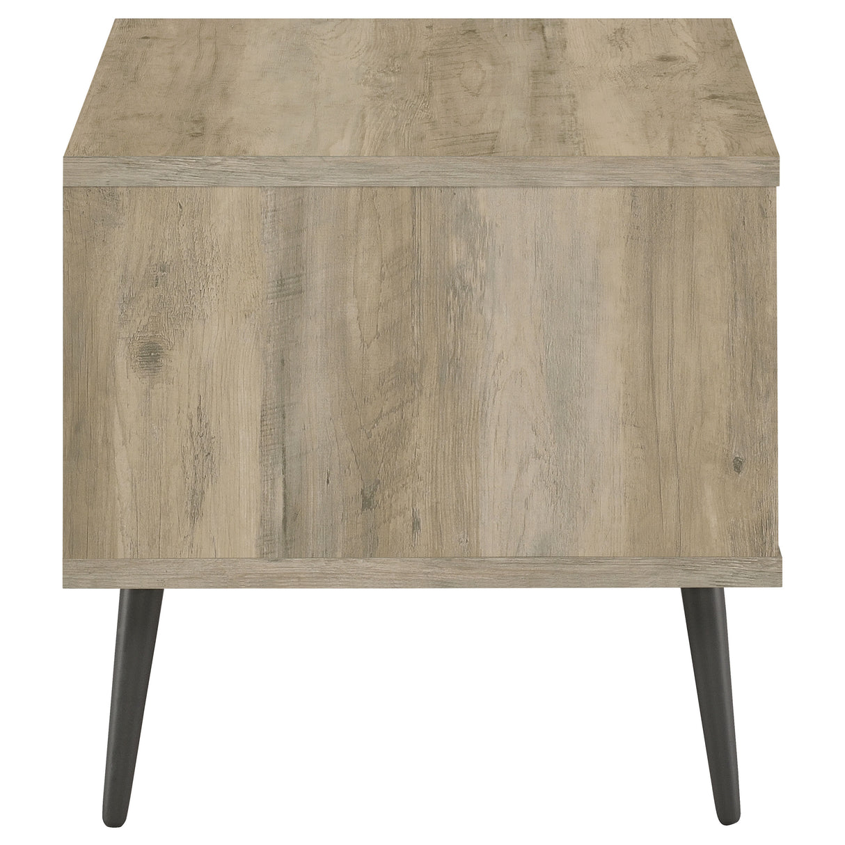 Welsh Square Engineered Wood Side End Table, Distressed Pine