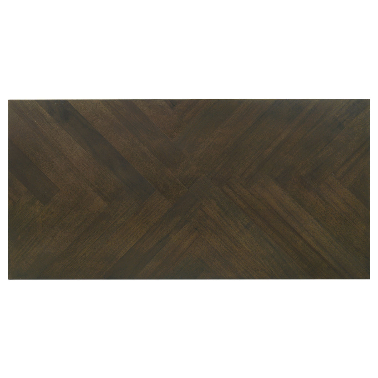 Dark Brown Acacia Veneer Coffee Table 3-Piece Set