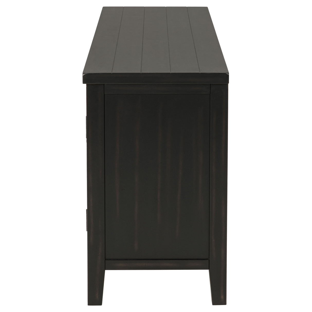 Concord 2-Door 60-Inch TV Stand Console, Distressed Java