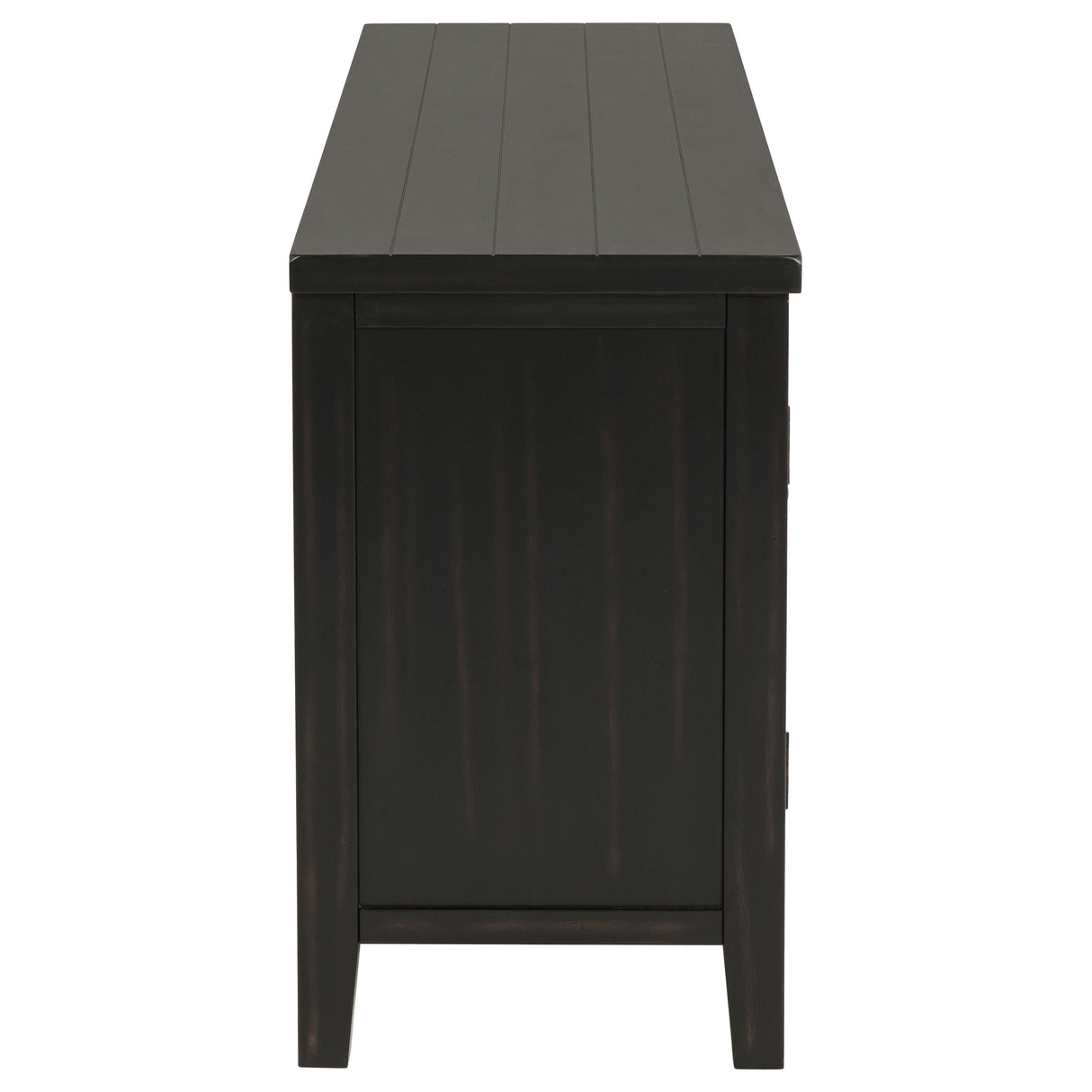Concord 2-Door 60-Inch TV Stand Console, Distressed Java