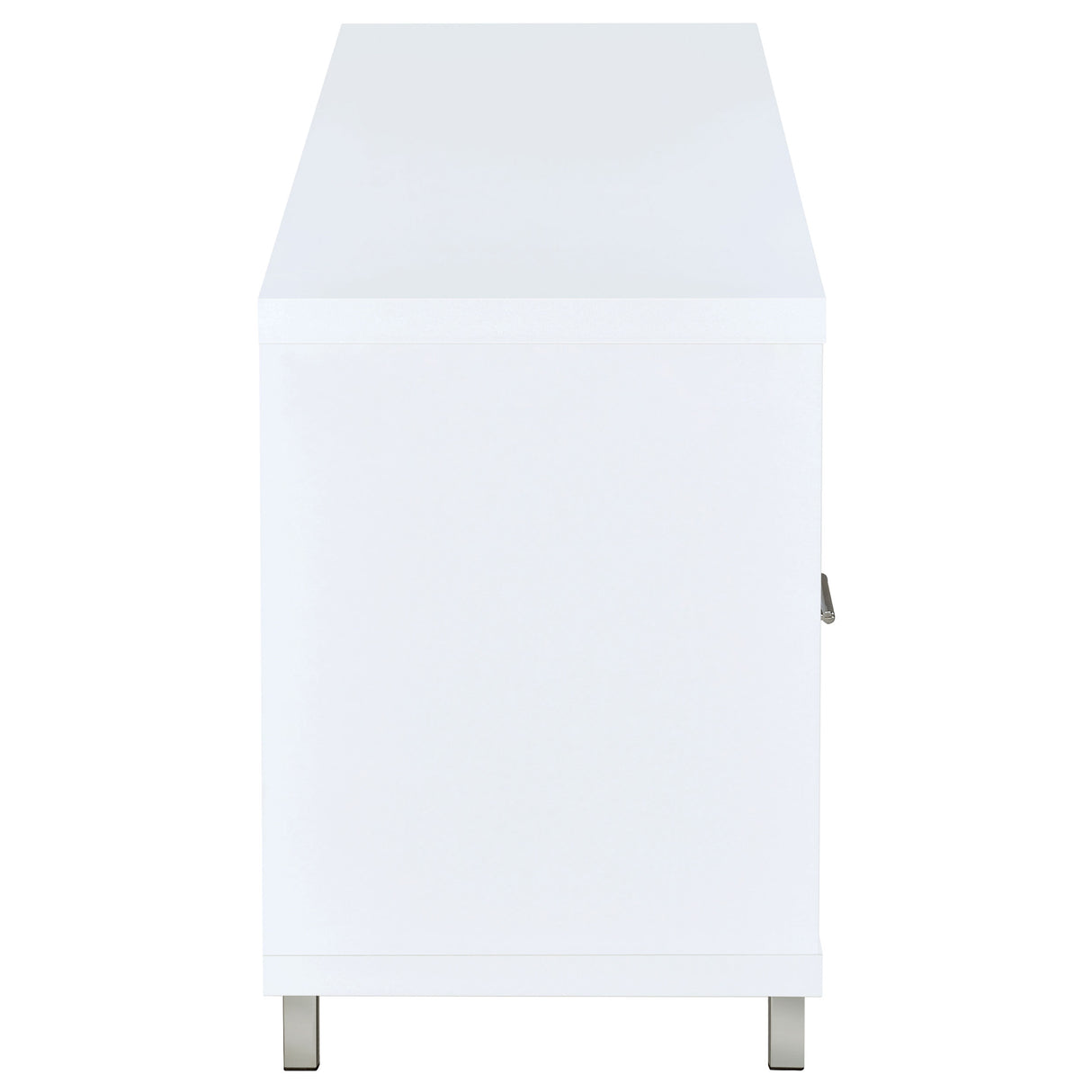 Casey 2-Drawer White TV Stand, 60 inches