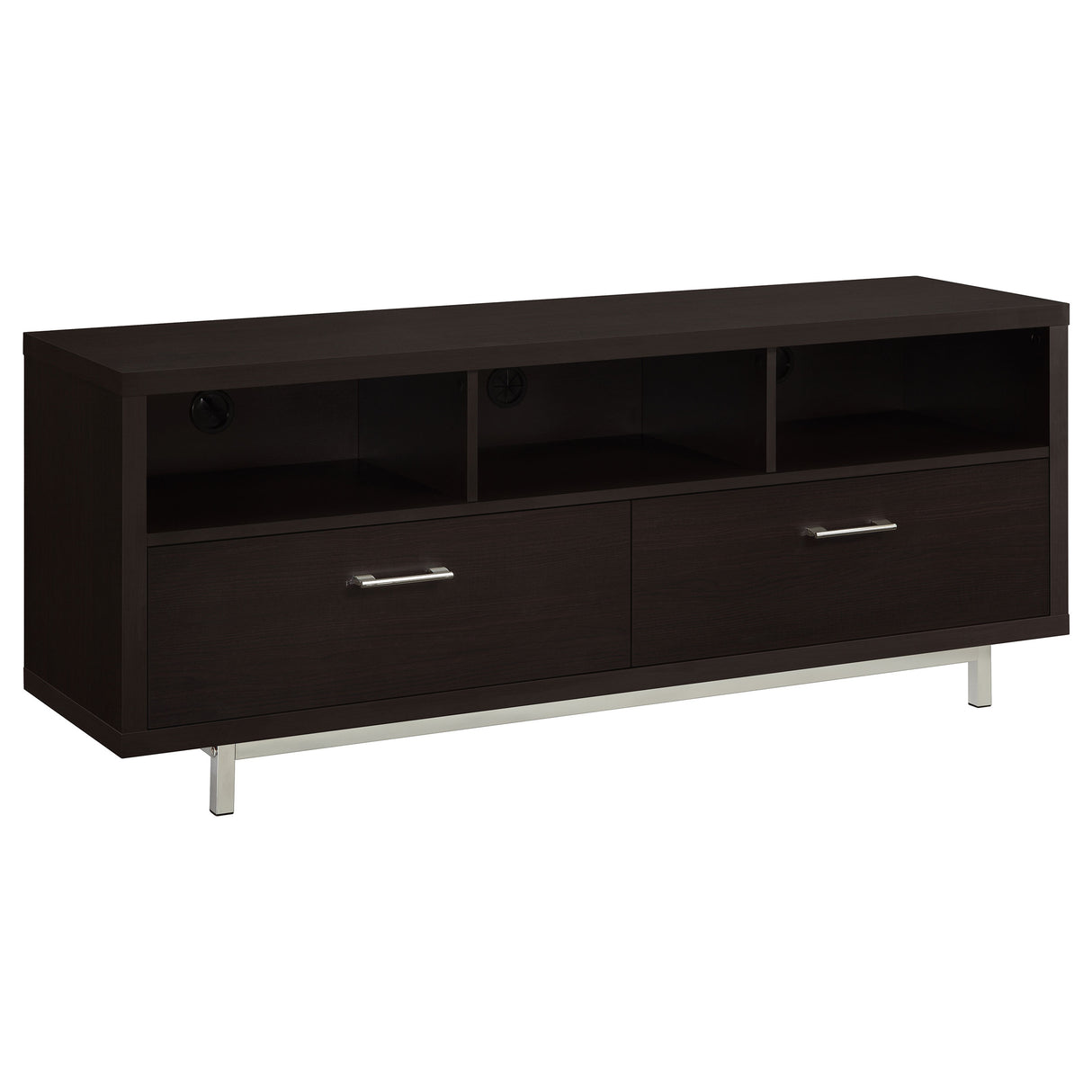 Casey 2-Drawer TV Stand 60-inch Cappuccino