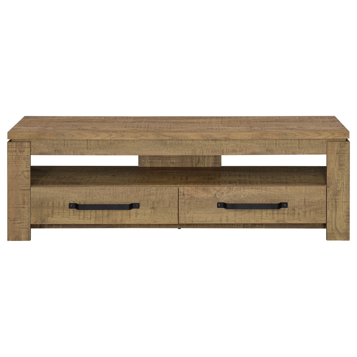 Elkton 2-Drawer TV Stand, 59 Inch, Mango