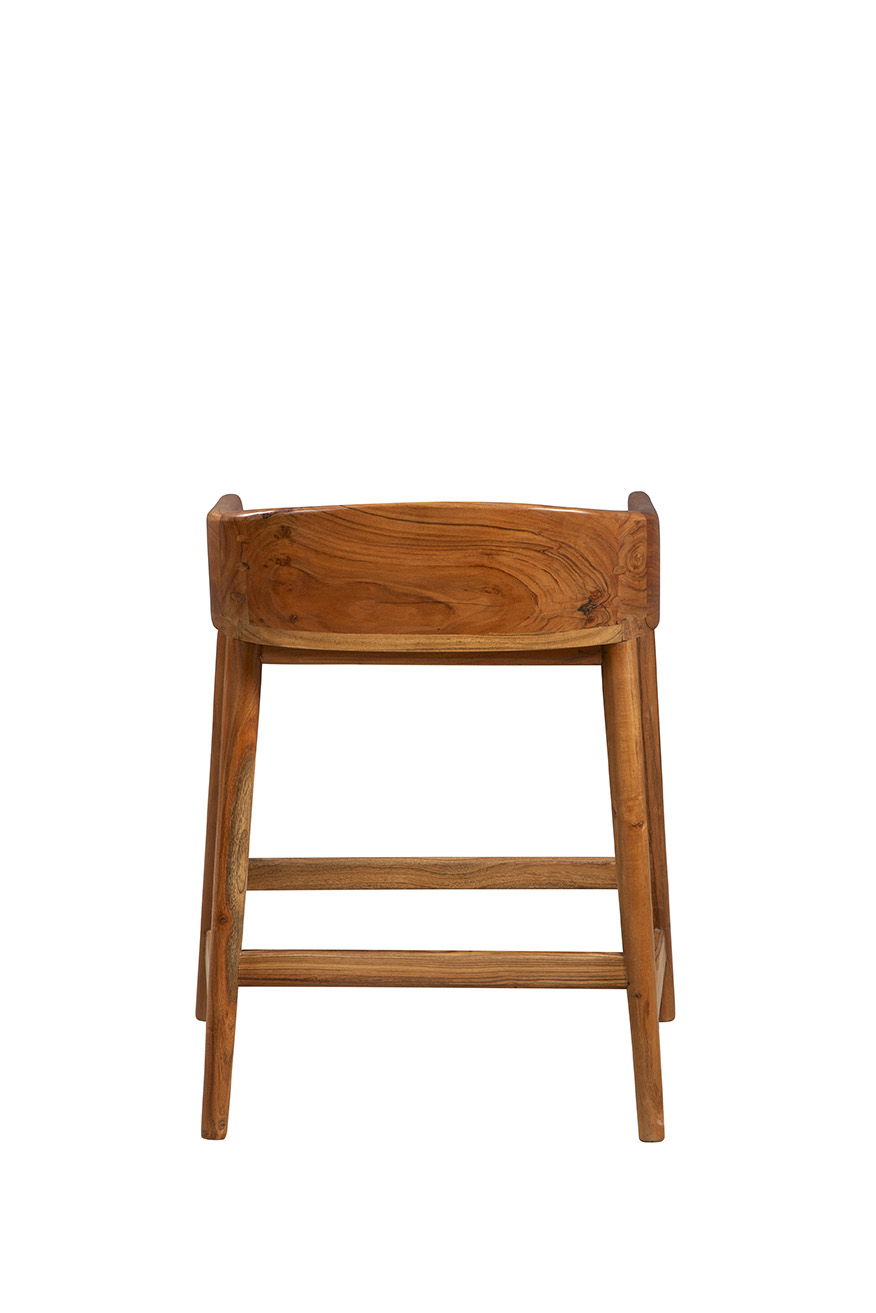Saddle - Counter Stool - Light Brown