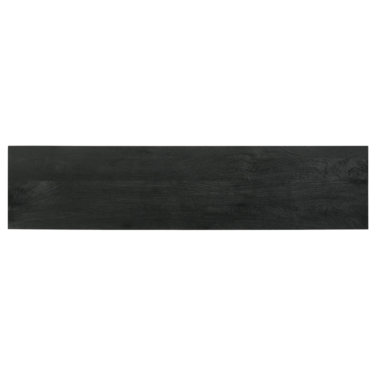 Marsden 2-Door Mango Wood 70-Inch TV Stand Charcoal Black