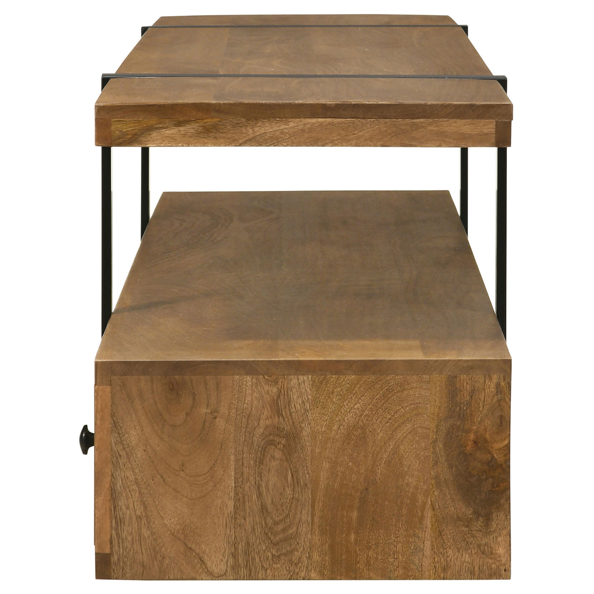 Otto 5-Drawer Mango Wood TV Stand - 70 Inch Brown