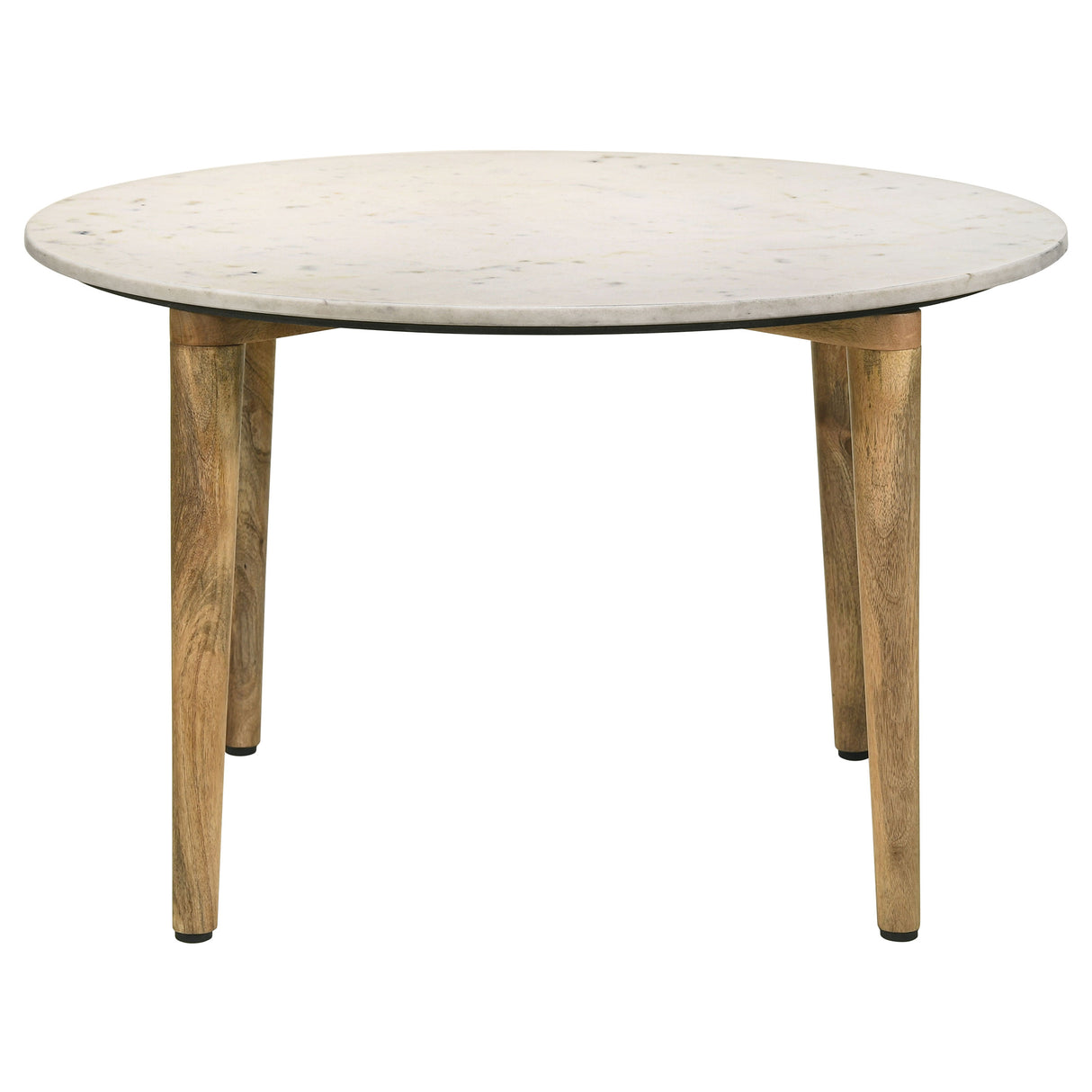 Aldis 2-Piece Coffee and End Table Set, White Marble
