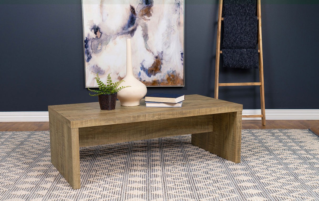 Lynette Rectangular Mango Wood Coffee Table