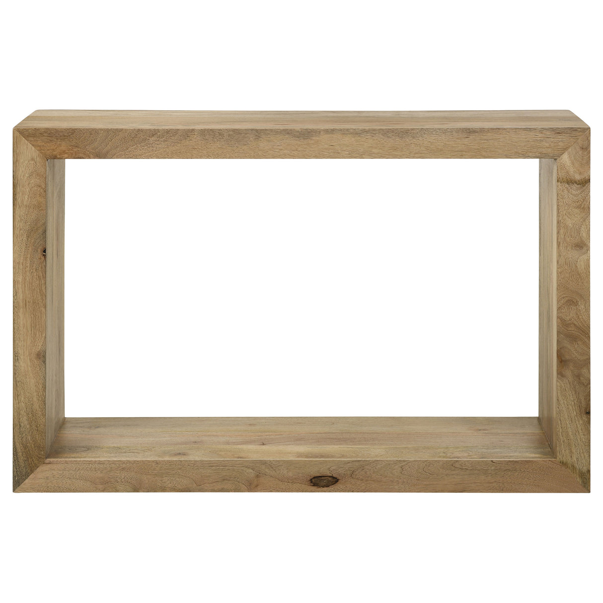 Benton Rectangular Solid Wood Console Table - Natural