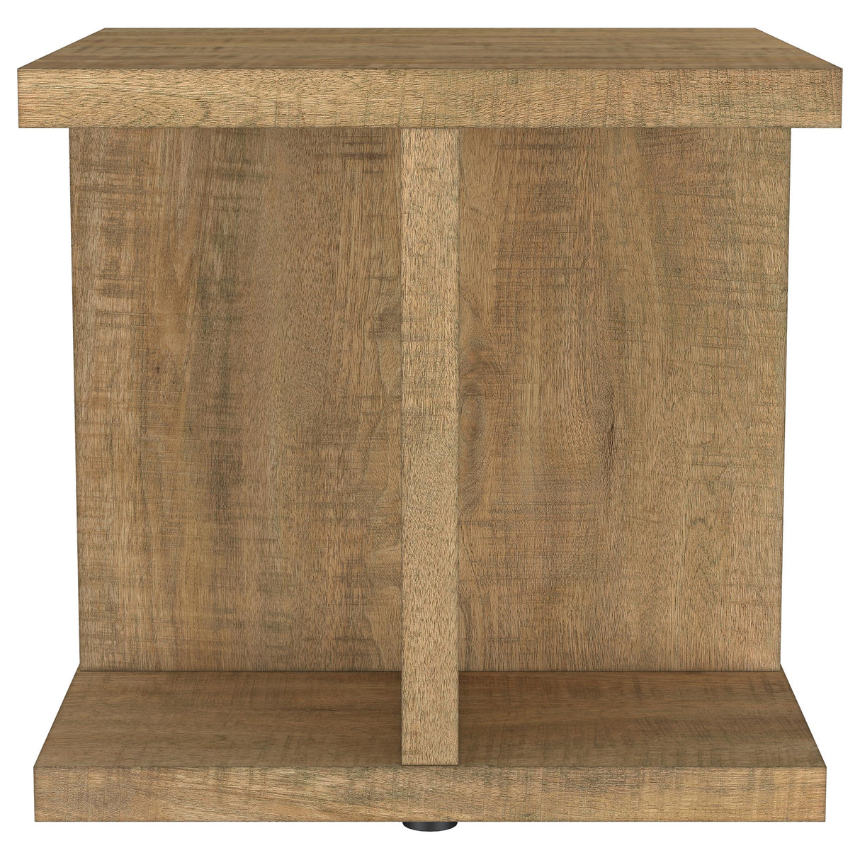 Cortona Square Mango Wood End Table with Storage